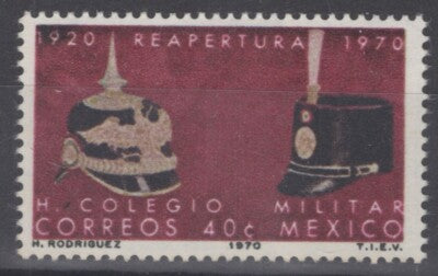 Mexico 1027 MNH Helmets Military College ZAYIX 071422S85M