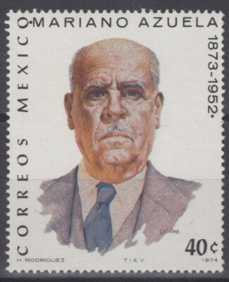 Mexico 1061 MNH Mariano Azuela Writer Literature ZAYIX 071422S155