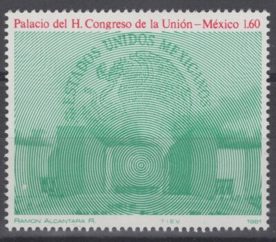 Mexico 1244 MNH Union Congress Building ZAYIX 071422S164M