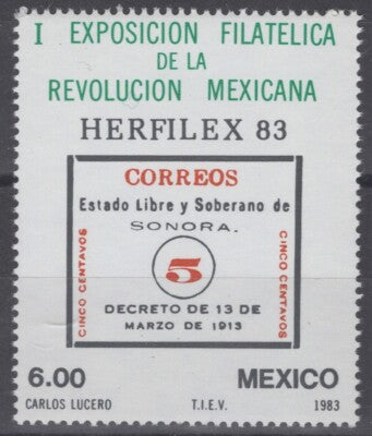 Mexico 1311 MNH Mexican Revolution Military ZAYIX 071422S180M