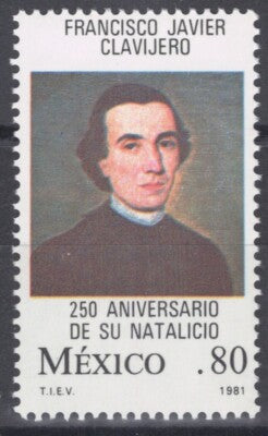 Mexico 1243 MNH St. Francis Xavier Clavijero Religion ZAYIX 071422S163M