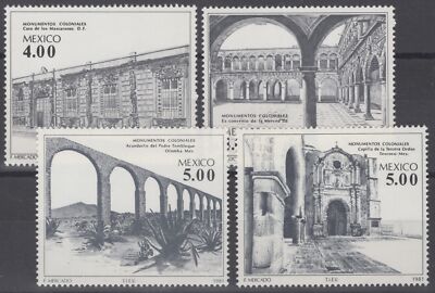 Mexico 1260-1263 MNH Architecture Aqueduct Convent Chapel ZAYIX 071422S168M