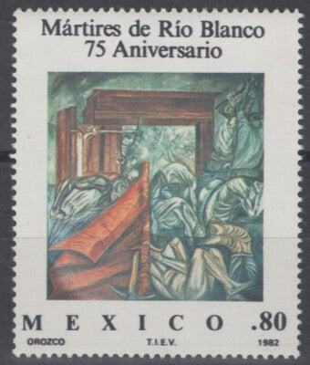 Mexico 1264 MNH Martyrs of Rio Blanco ZAYIX 071422S169M