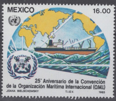 Mexico 1312 MNH Ships Int. Maritime ZAYIX 071522S01M