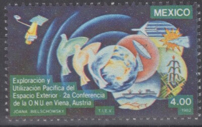 Mexico 1284 MNH Space United Nations ZAYIX 071422S173M