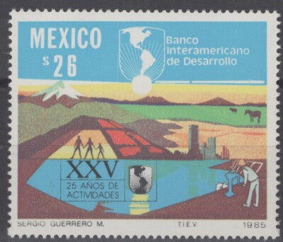 Mexico 1409 MNH Interamerican Development Bank ZAYIX 071522S04M