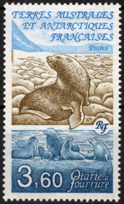 FSAT TAAF 162 MNH Sea Lion Marine Life Animals Polar Antarctic ZAYIX FSA-S0123M