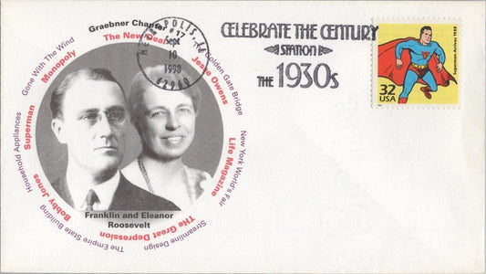 US 3185f FDC Superman, Metropolis Unofficial City Cancel ZAYIX 113022S163Katz