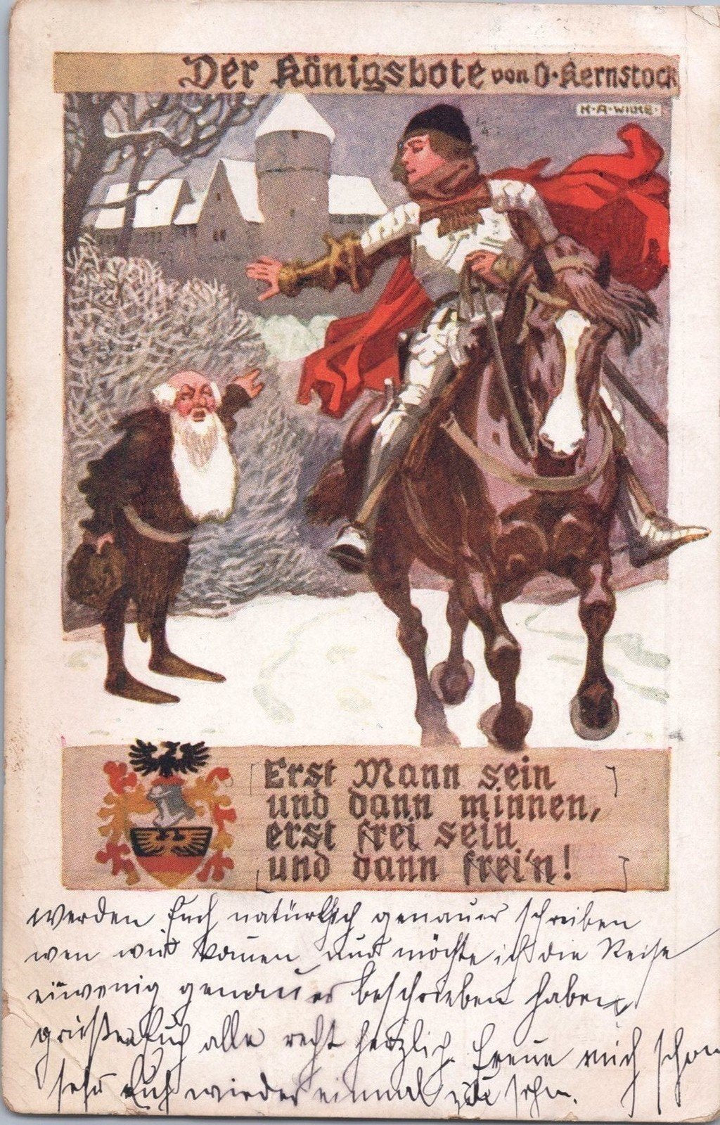 Artist Signed King's Messenger Neustadt Autumn Festval Stamp ZAYIX 060522SM76