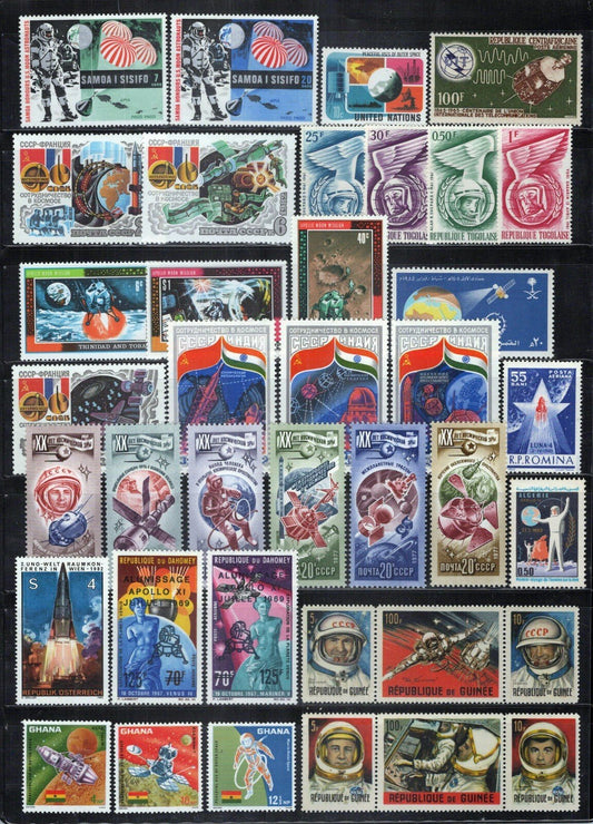 Space Collection MNH Rockets Astronauts Satellites ZAYIX 0224S0095
