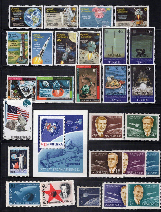 Space Collection MNH Rockets Astronauts Rockets ZAYIX 0224S0100