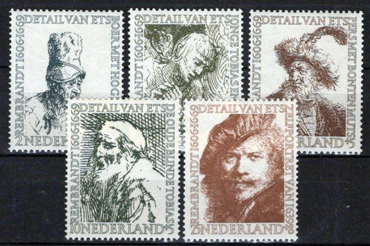 Netherlands B292-B295 MH Semi-Postal Rembrandt Etchings Zayix Stamps 0225S0188M
