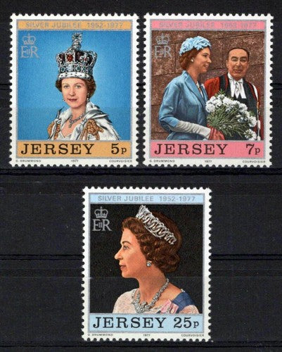Jersey 168-170 MNH Queen Elizabeth II ZAYIX 0524S0039