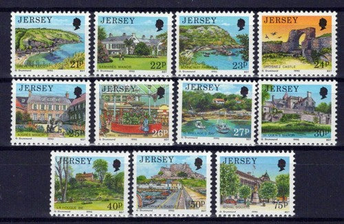 Jersey 494-504 MNH Scenic Views Definitives Landscapes ZAYIX 0524S0051M