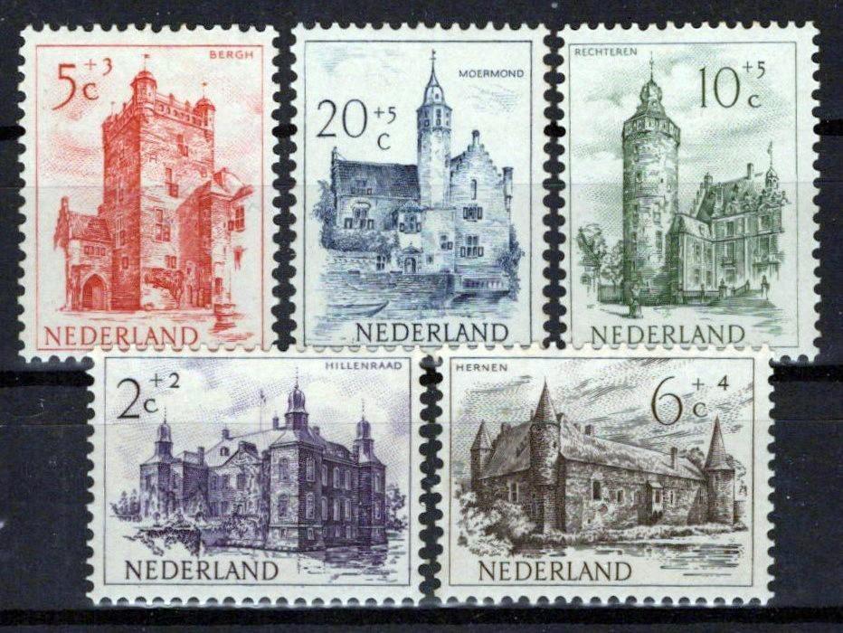 Netherlands B224-B228 MNH Semi-Postal Architecture Zayix Stamps 0225S0184