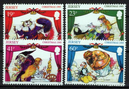 Jersey 732-735 MNH Children's Stories Literature Sleeping Beauty ZAYIX 0524S0067