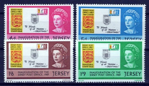 Jersey 22-25 MNH Jersey Post Office First Day Cover ZAYIX 0524S0083M