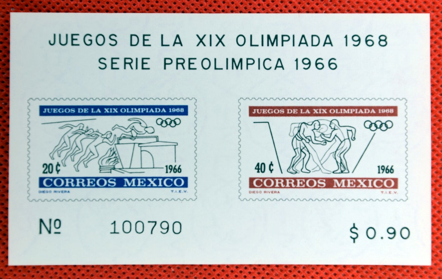 Mexico 975a, C320a MNH 1965 Sports Olympics souvenir sheets ZAYIX 071522SM18M