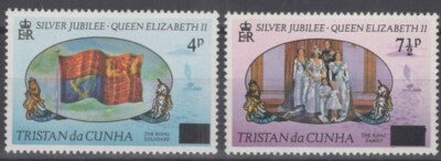 Tristan da Cunha 2220-221 MNH Silver Jubilee Queen Elizabeth 2- ZAYIX 071422S109