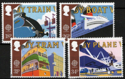Great Britain 1213-1216 MNH Europa Cept Transportation Trains ZAYIX 021023S156
