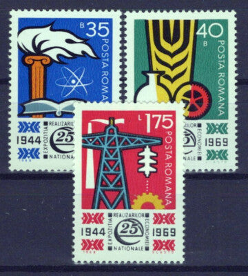 Romania 2112-2114 MNH Agriculture Science Industry Economy ZAYIX 0624S0577