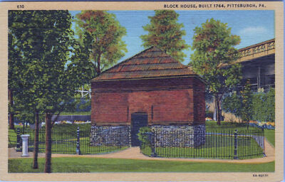 Block House Built 1764 Pittsburgh PA Fort Pitt Unposted PPC ZAYIX 102022PC85