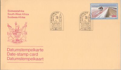 ZAYIX South West Africa 483 Date-stamp card SWAKOPMUND Anniversary 081622SM30
