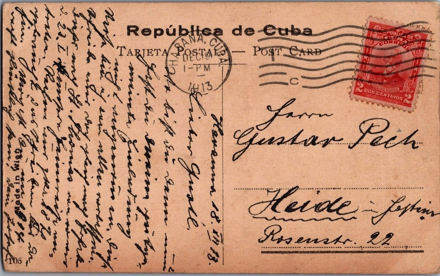Prado Promenade Residences RPPC Carriage Havana c1913 ZAYIX 060522SM121