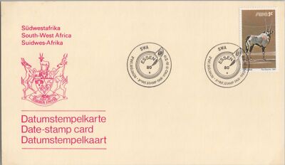 ZAYIX South West Africa 451 Date-stamp card Essen 78 Stamp Show 081622SM19