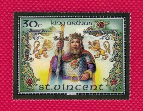 St. Vincent 979-979G MNH 1966 Legend of King Arthur Excalibur ZAYIX 081622SM205M