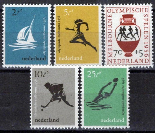 Netherlands B296-B300 MNH Semi-Postal Olympics Games Zayix Stamps 0225S0193M