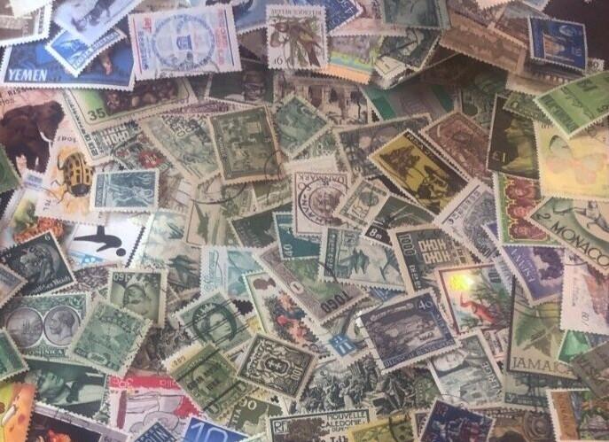 Stamps Collections Lot Worldwide Off Paper 2.8 oz (80g) Mixture Kiloware ZAYIX