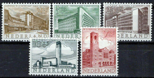 Netherlands B276-B280 MNH Semi-Postal Architecture Zayix Stamps 0225S0183M