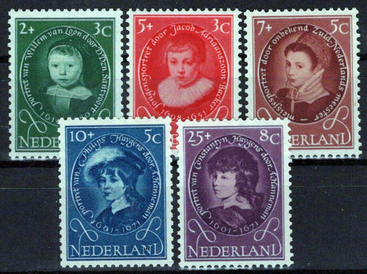 Netherlands B286-B290 MNH Semi-Postal Historical Figures Zayix Stamps 0225S0186M