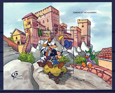 Maldives 1682 MNH Disney Towers of Alhambra ZAYIX 0724M0127