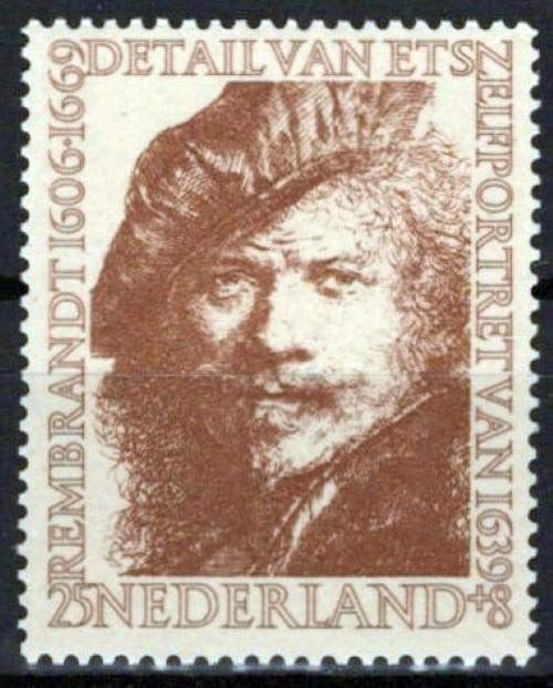 Netherlands B295 MNH Semi-Postal Rembrandt Etchings Zayix Stamps 0225S0191
