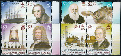 Solomon Islands 1044-1047 MNH Explorers Ships Astronomers ZAYIX 031023S47