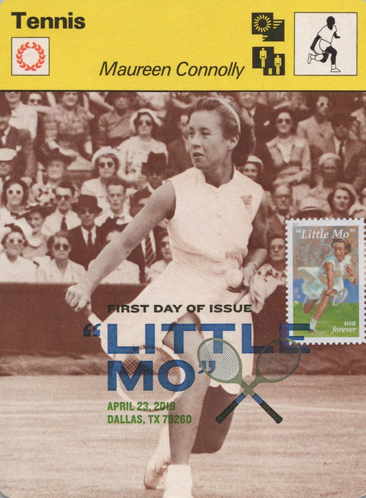 US Maxi Card FDC Maureen Connolly, Little Mo Tennis Star ZAYIX 0924M0200