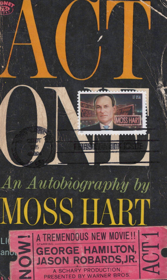 US Maxi Card FDC UA Moss Hart, Playwright, ticket stub ZAYIX 0924M0101