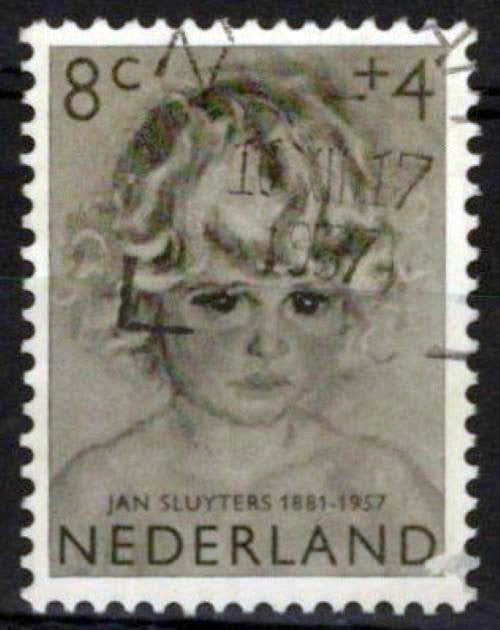 Netherlands B318 Used Girl's Portraits Jan Sluyters Zayix Stamps 0225S0209