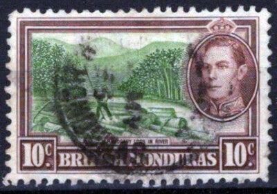 British Honduras 120 Used Logging Industry ZAYIX 031023S68
