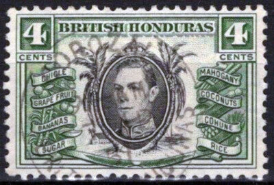 British Honduras 118 Used Local Products Agriculture Farming ZAYIX 031023S66M