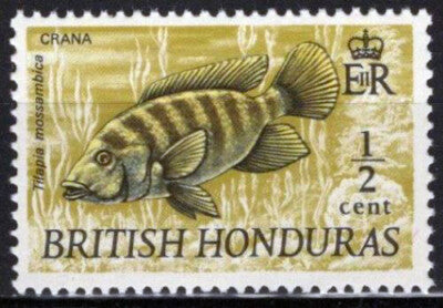 British Honduras 235 MNH Fish Animals ZAYIX 031023S98M