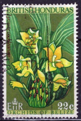 British Honduras 228 Used Flowers Orchids Nature Plants ZAYIX 031023S96