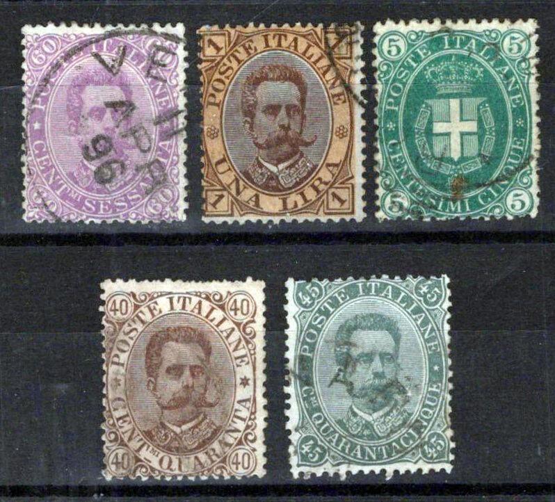 Italy 52-56 Used F-FVF King Humbert Coat of Arms Royalty ZAYIX