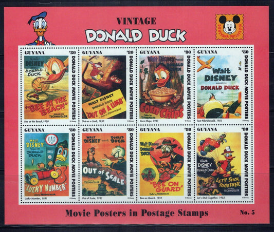 Guyana 2774 MNH Disney Vintage Donald Duck ZAYIX 0824L0011