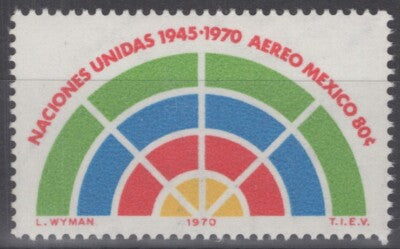 Mexico C376 MNH United Nations ZAYIX 071522S20M