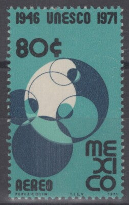 Mexico C390 MNH UNESCO Circles ZAYIX 071522S26M