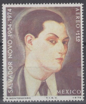 Mexico C462 MNH Salvador Novo Author Artist Montenegro ZAYIX 071522S47
