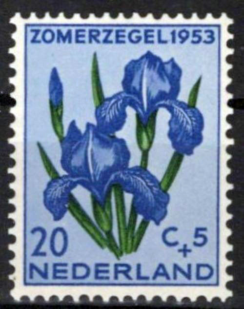 Netherlands B253 MNH Semi-Postal Flowers Iris Plants Zayix Stamps 0225S0220